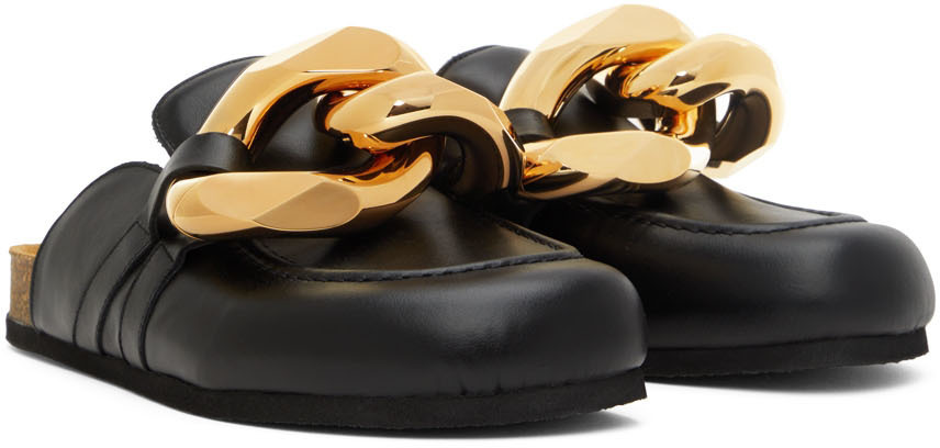 JW Anderson Black Chain Loafers JW Anderson