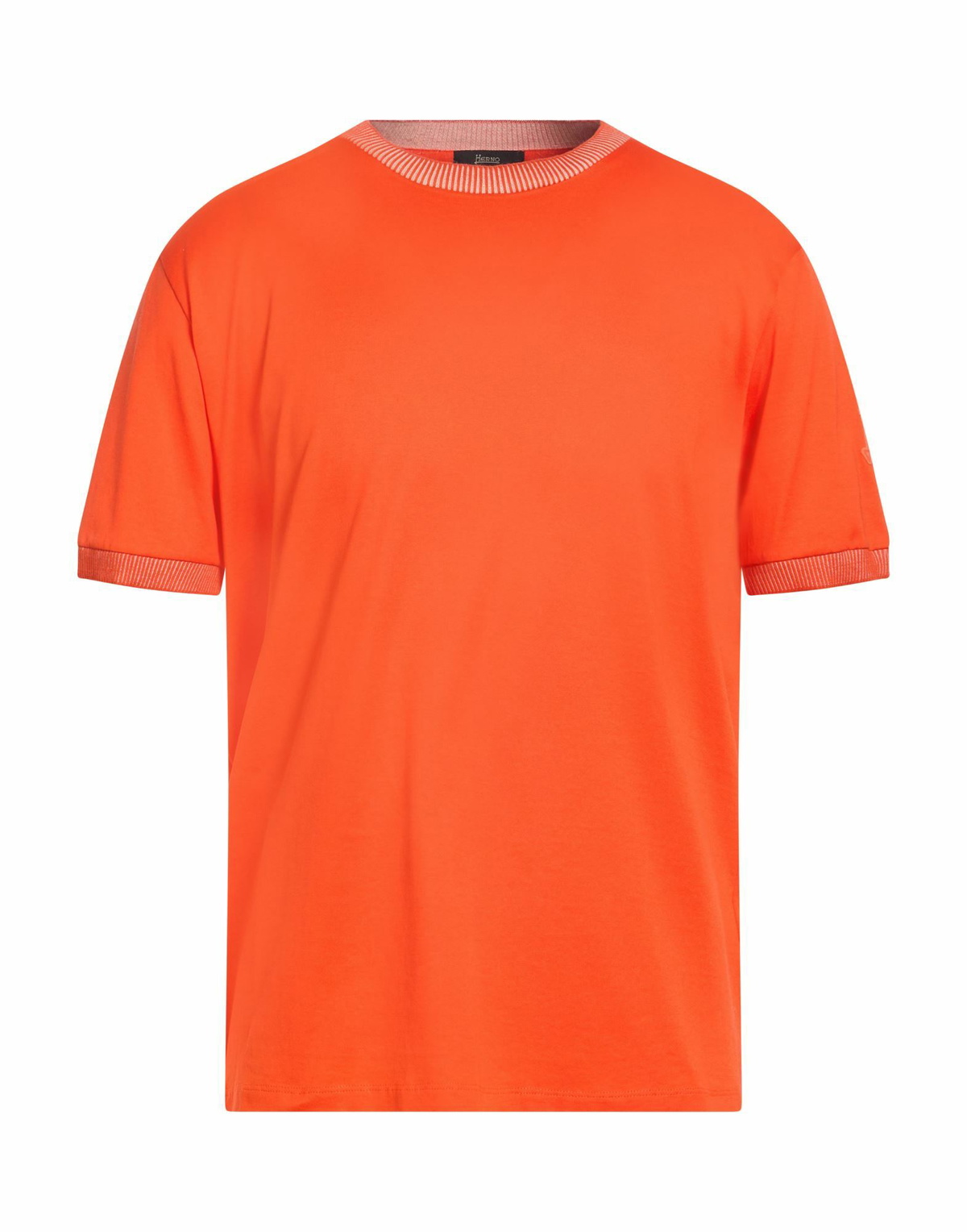 Herno Mens T-shirt in Orange