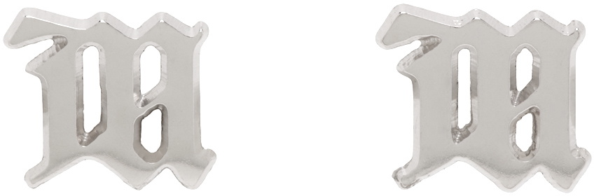 MISBHV Silver 'M' Classic Earrings