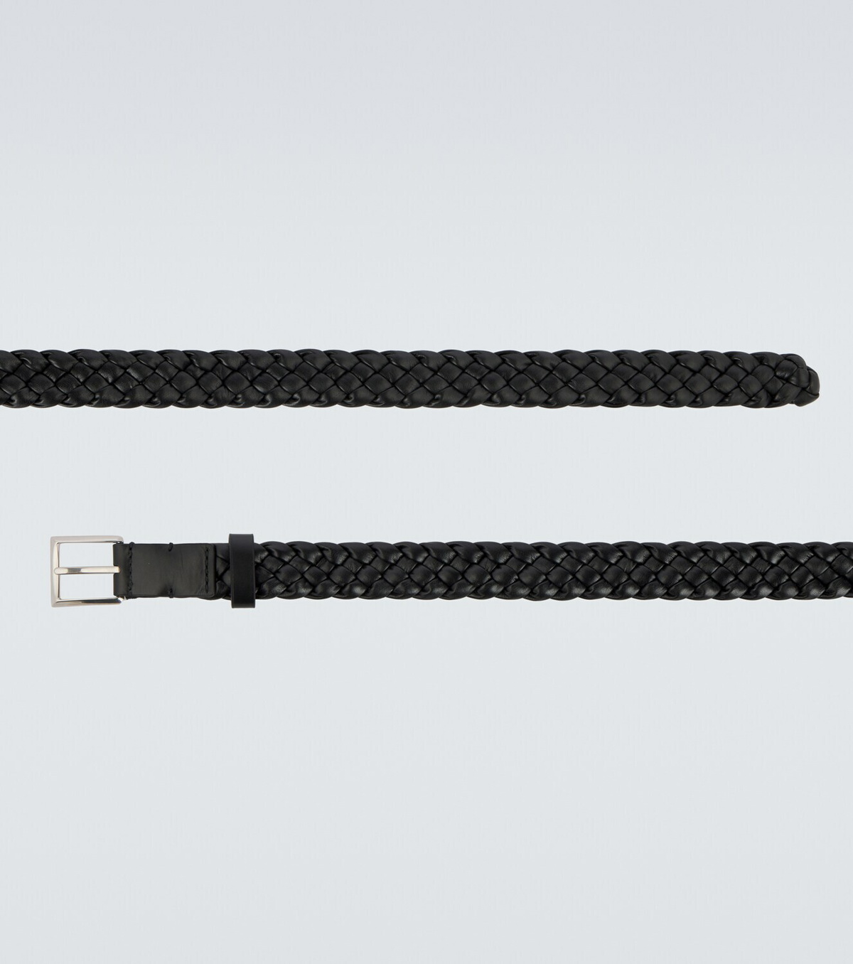Bottega Veneta Solo Intrecciato leather belt