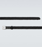Bottega Veneta Solo Intrecciato leather belt