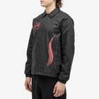 Pleasures Men's Griptape Coach Jacket in Black