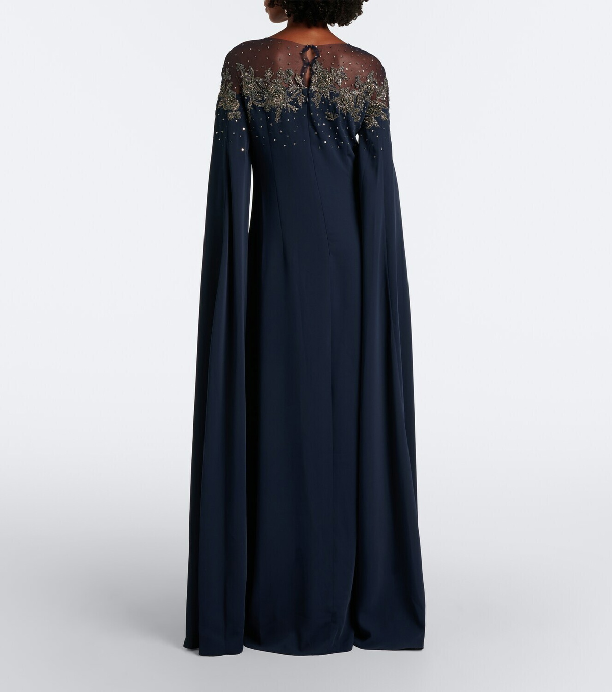 Carolina Herrera Embellished crêpe gown