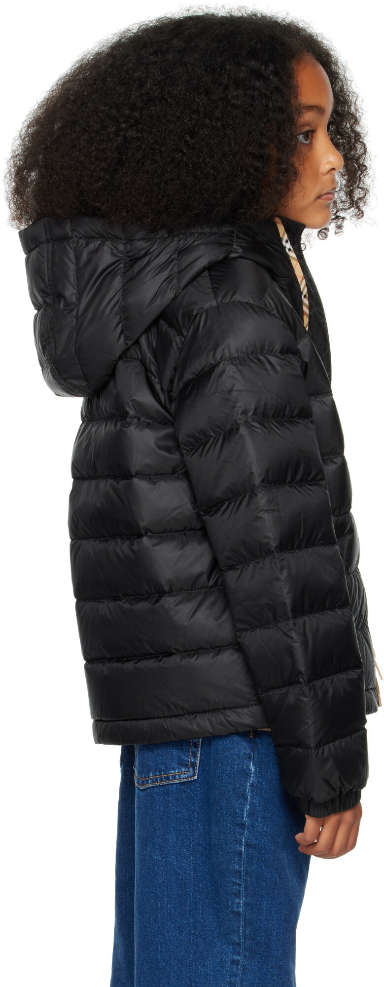 Burberry Kids Black Henry Down Jacket