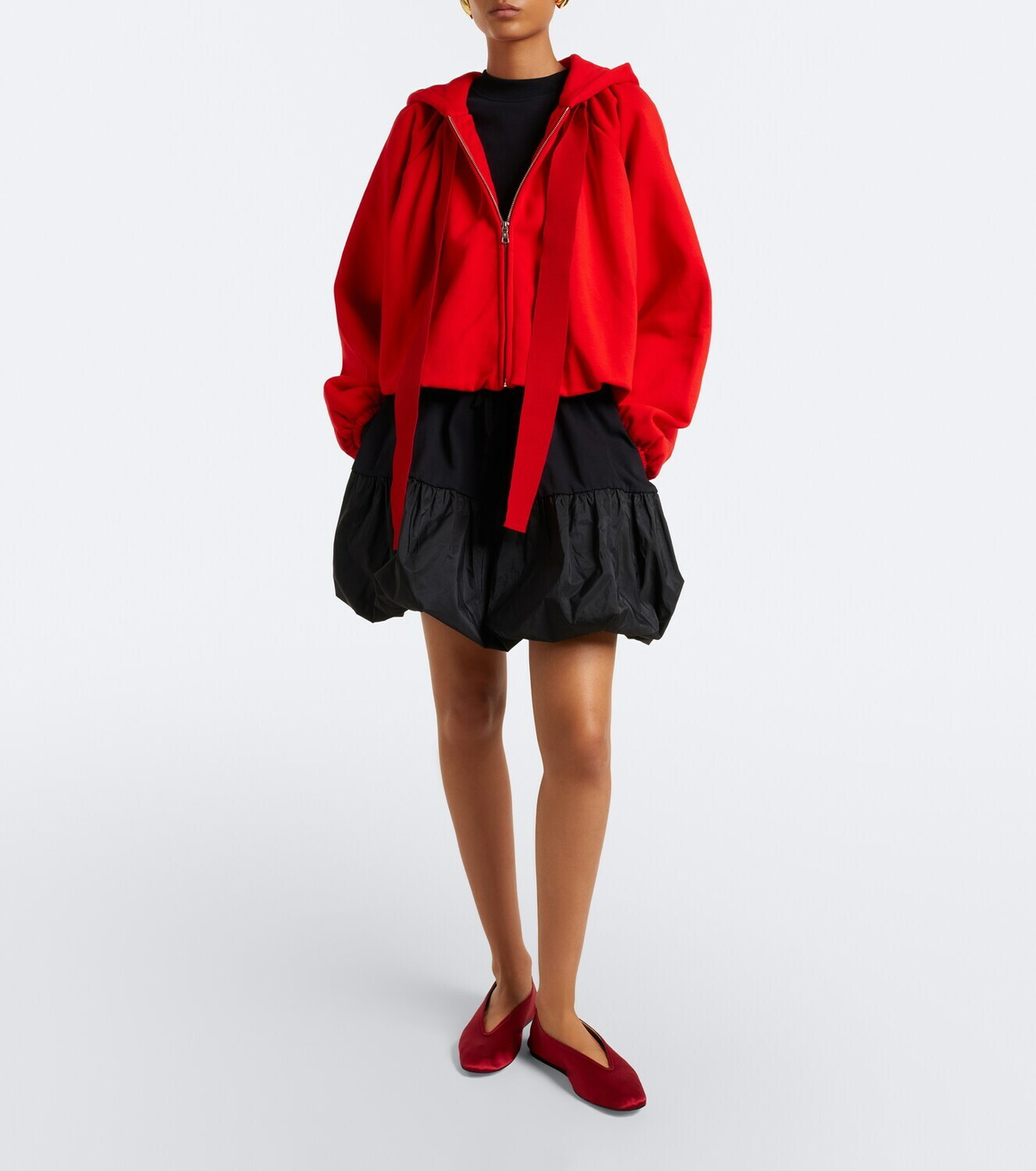 Patou Cotton zip-up hoodie