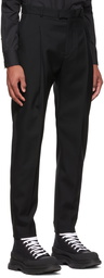 Alexander McQueen Black Wool Trousers