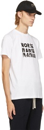 Norse Projects White Geoff McFetridge Edition Logo T-Shirt