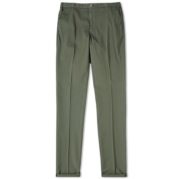 Photo: Incotex Slim Fit Drawcord Trouser Green