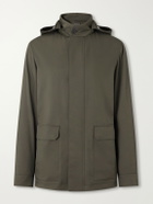Zegna - Hooded Twill Coat - Green