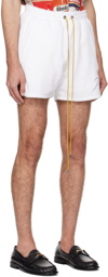 Rhude White Three-Pocket Shorts