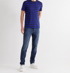 Ralph Lauren Purple Label - Slim-Fit Striped Cotton-Jersey T-Shirt - Blue