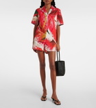 Tory Burch Cotton-blend cargo shorts