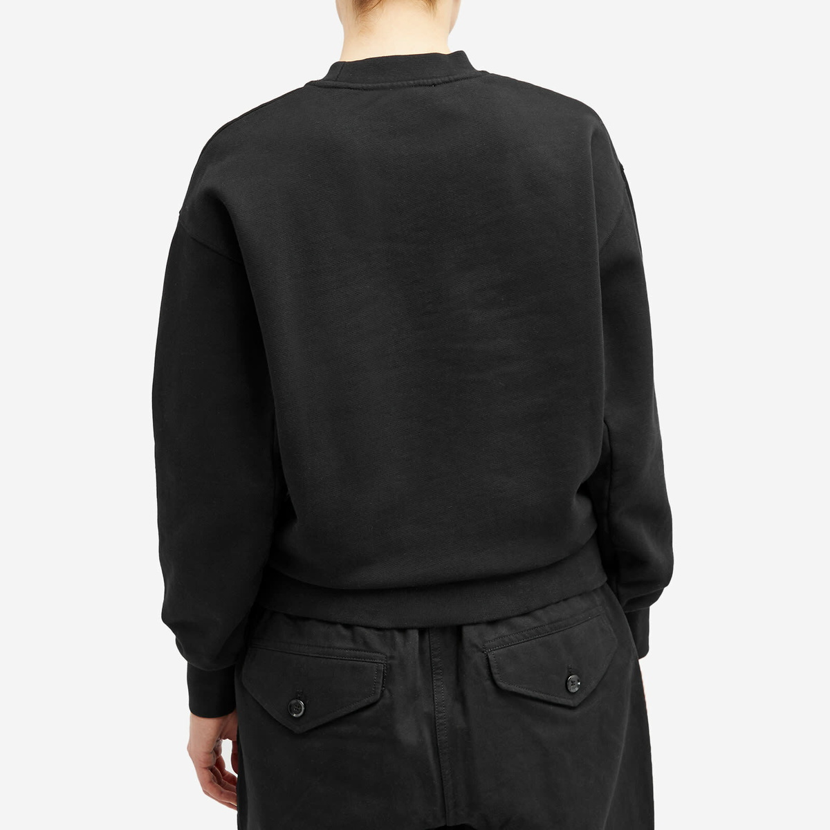 ★ARIES★ U Casper Sweatshirt Baby Black KASPER SWEAT BABY B Buy Aries Kasper Crewneck Sweatshirt 'Black' - SUAR20006X
