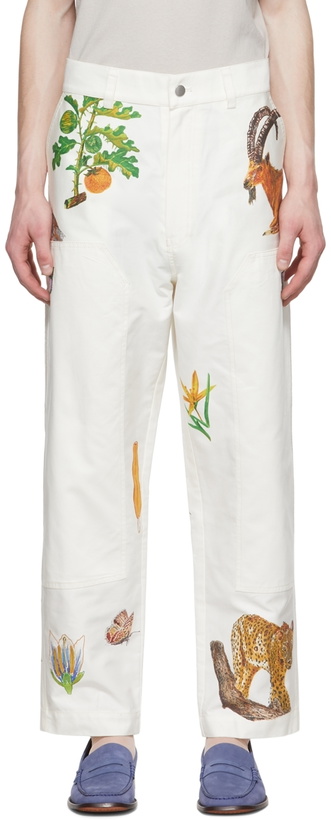 Photo: ADISH Off-White Small Talk Studio Edition Cotton Trousers