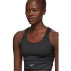 Nike Black Swoosh Pocket Bra