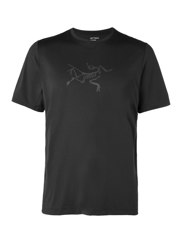 Photo: ARC'TERYX - Cormac Logo-Print Ostria T-Shirt - Black
