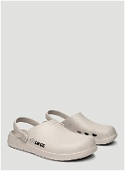 Rodeo Drive Clogs in White in Grey