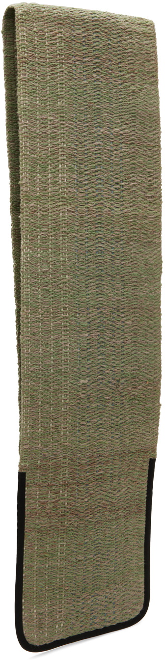 UMBER POSTPAST Green Knit Shoulder Bag