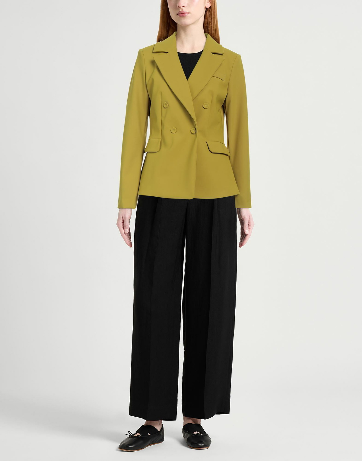 Chiara Boni La Petite Robe Womens Blazer Lime in Green