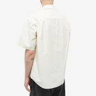 FrizmWORKS Men's Double Pocket Short Sleeve Shirt in Cream
