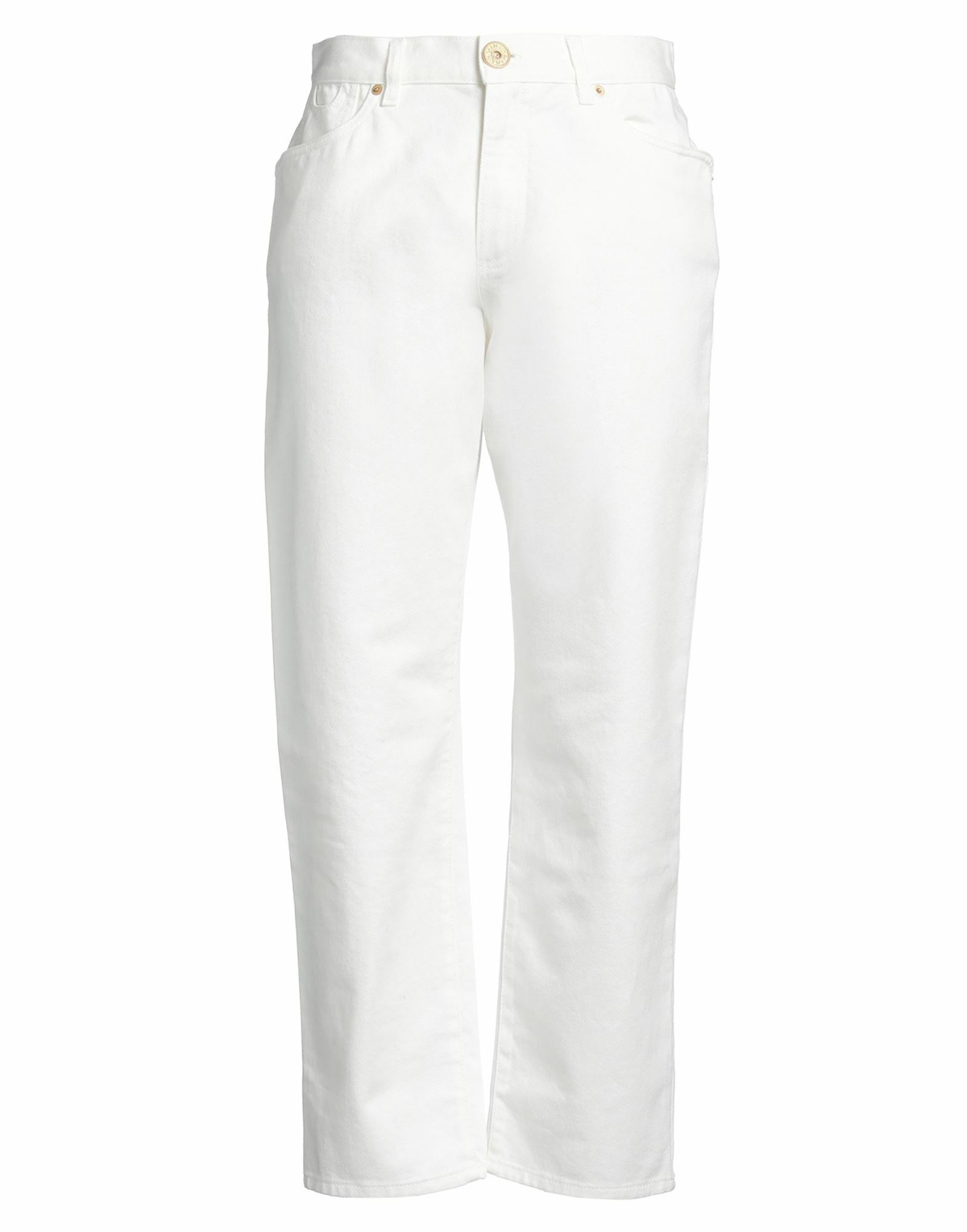 Balmain Womens Jeans in White