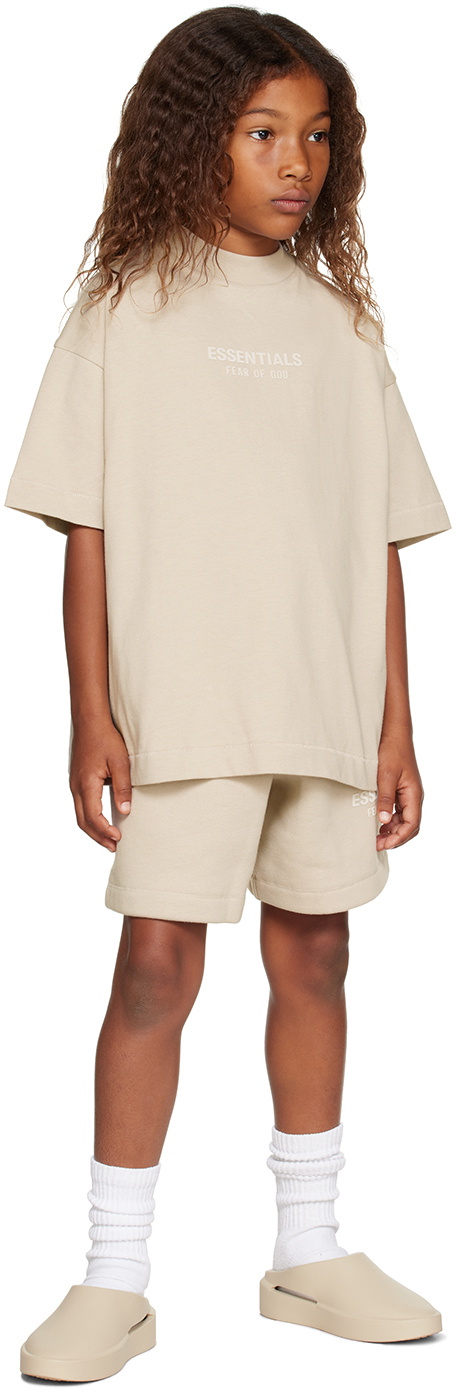 Fear of God ESSENTIALS Kids Taupe Bonded T-Shirt Fear Of God Essentials