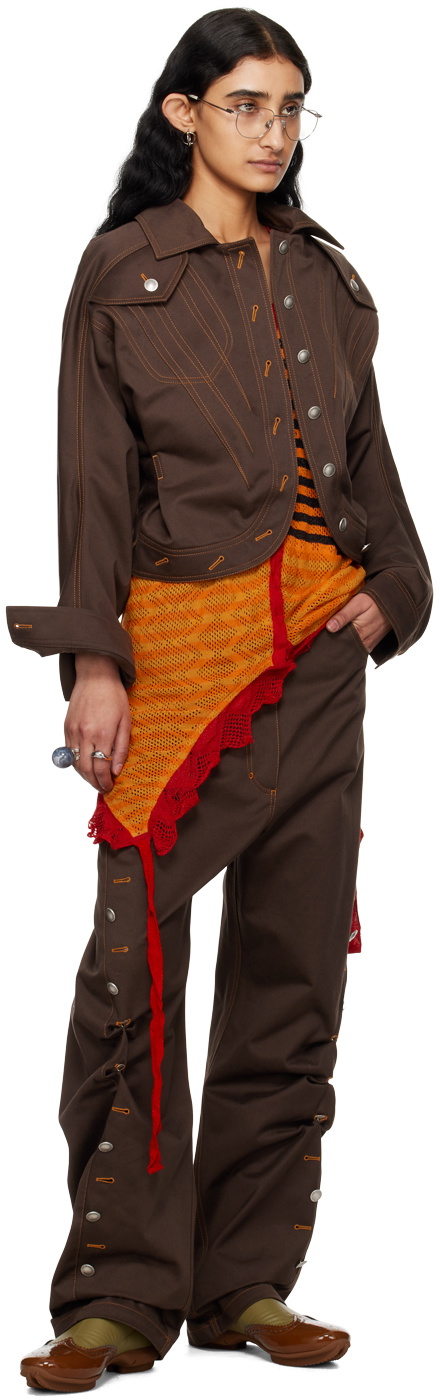 Kiko Kostadinov Brown Apollinaire Jacket Kiko Kostadinov