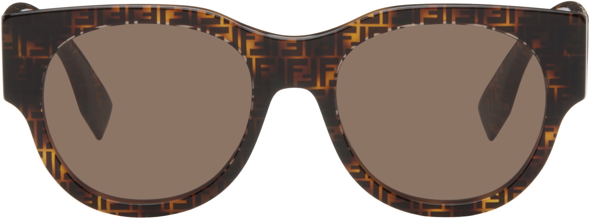 Fendi Brown Baguette Sunglasses