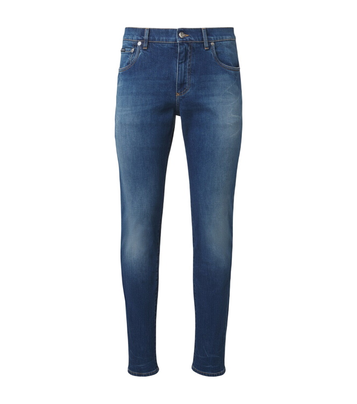 Photo: Dolce&Gabbana Mid-rise slim jeans