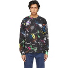 Moschino Black Galaxy Sweatshirt