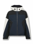 Aztech Mountain - Extreme Colour-Block Hooded Down Ski Jacket - Blue