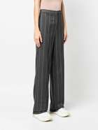 STELLA MCCARTNEY - Wide Leg Pinstripe Trousers