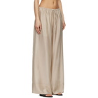 Entire Studios Beige Vento Wide Leg Trousers