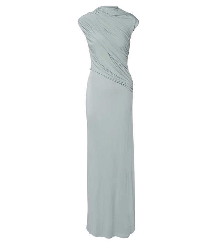 Photo: Tove Saffron draped jersey maxi dress