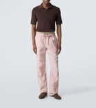 Dolce&Gabbana Ribbed-knit cotton polo sweater