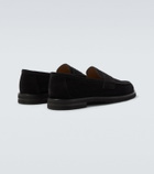Thom Sweeney Suede penny loafers