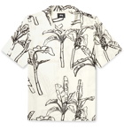 Stüssy - Camp-Collar Printed Voile Shirt - Neutrals