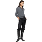 Proenza Schouler Black Trap Tall Boots