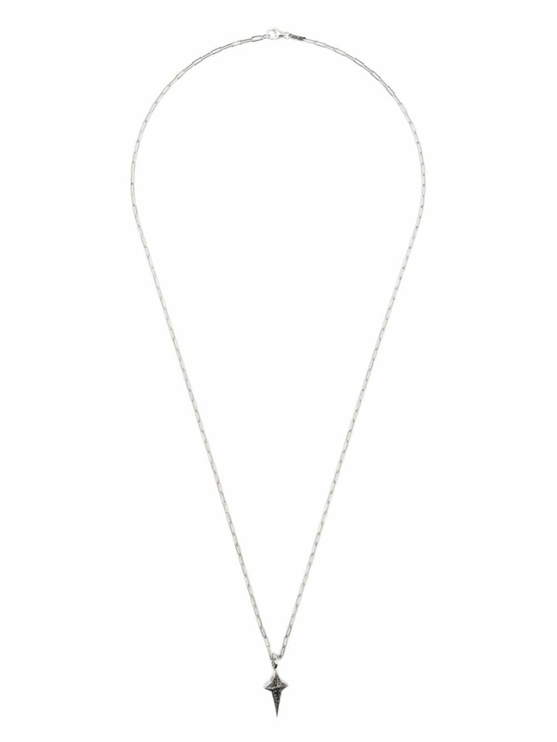 Photo: Stephen Webster Sterling Silver New Cross Black Diamond Necklace