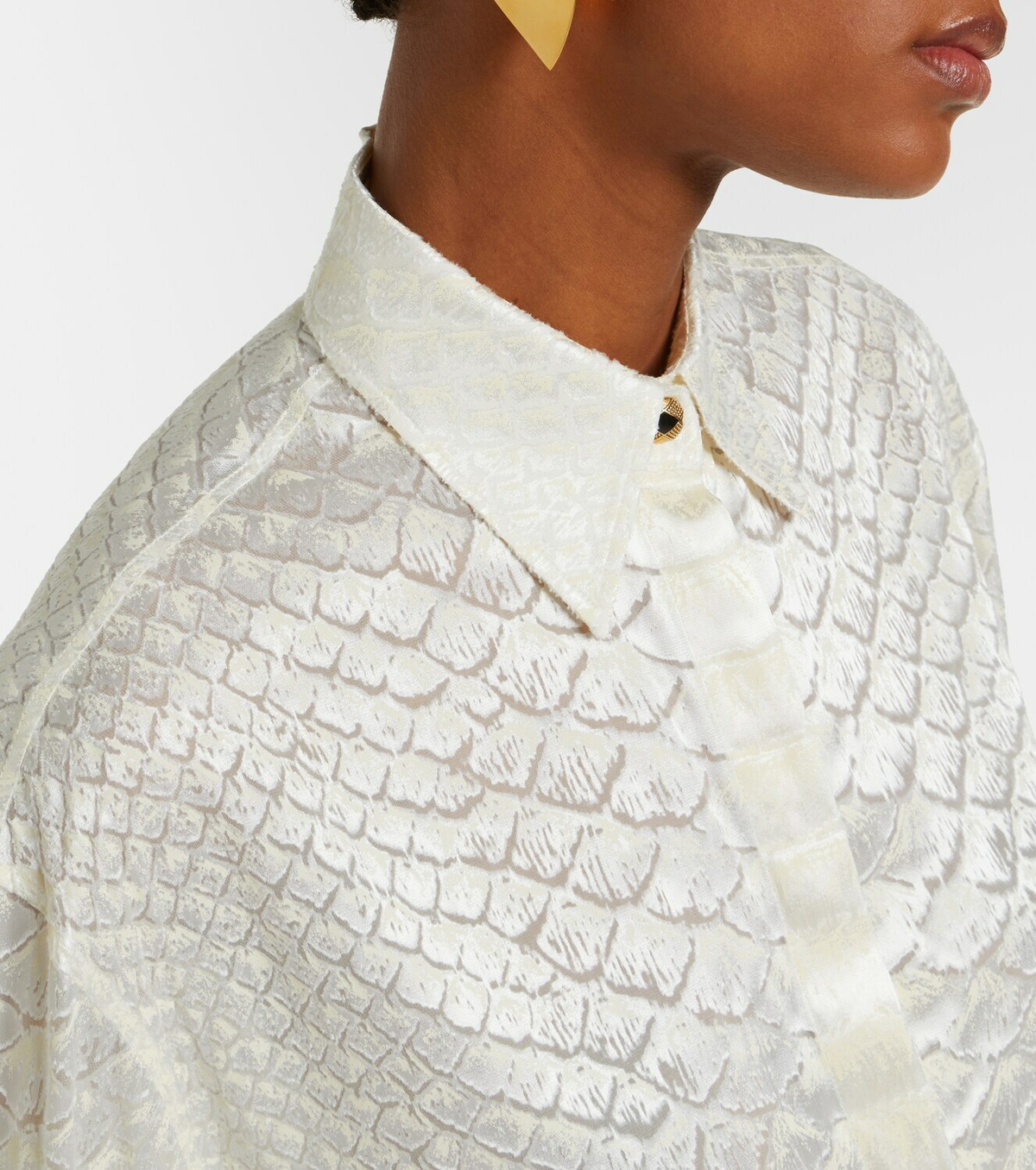 Roberto Cavalli Snake-print shirt