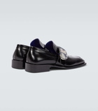 Burberry Shield EKD leather loafers