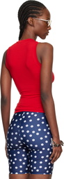 Jean Paul Gaultier Red 'The Junior Gaultier' Tank Top