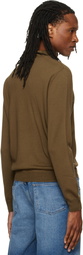 A.P.C. Khaki Wool Polo