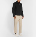 Valentino - Appliquéd Wool and Cashmere-Blend Blouson Jacket - Men - Black