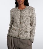 Veronica Beard Rexton knitted cotton-blend cardigan