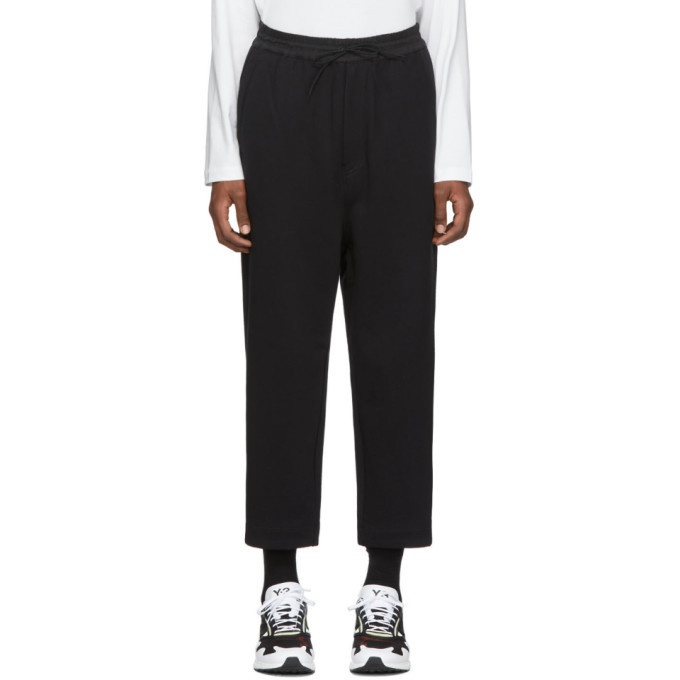 Photo: Y-3 Black Classic Cropped Lounge Pants