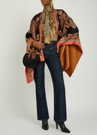 Etro Patterned-jacquard Wool-blend Cape - No Colour - One Size