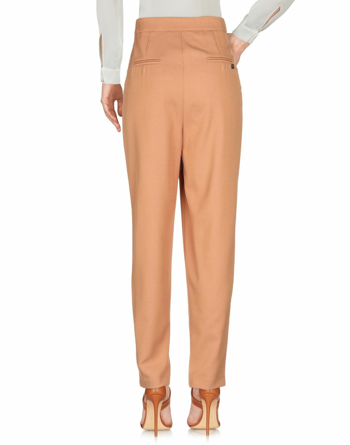 Manila Grace Womens Pants Camel