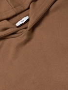 SSAM - Recycled Cotton and Cashmere-Blend Jersey Hoodie - Brown