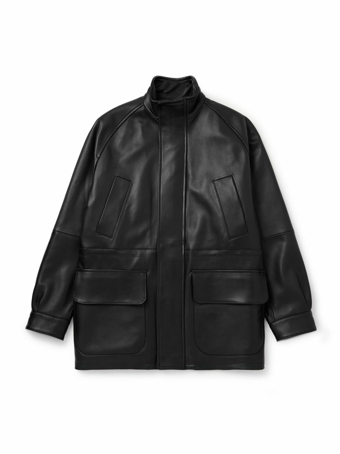 Stòffa - Traveler Leather Jacket - Black
